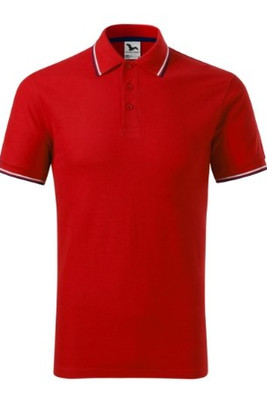 Malfini 232 - Contrast Stripe Polo with Button Detail