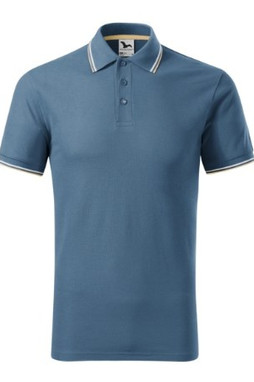 Malfini 232 - Contrast Stripe Polo with Button Detail