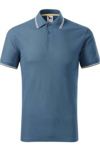 Malfini 232 - Contrast Stripe Polo with Button Detail
