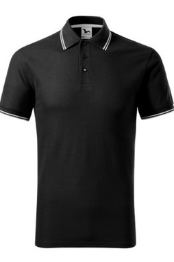 Malfini 232 - Contrast Stripe Polo with Button Detail