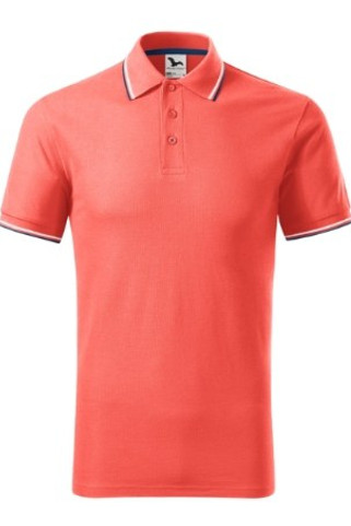 Malfini 232 - Contrast Stripe Polo with Button Detail