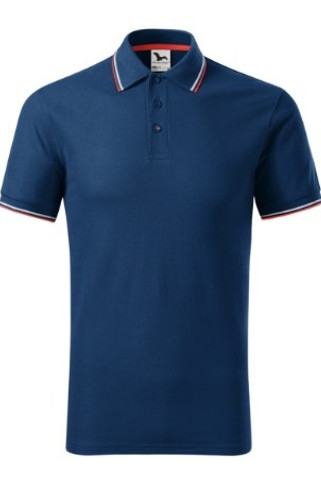 Malfini 232 - Contrast Stripe Polo with Button Detail