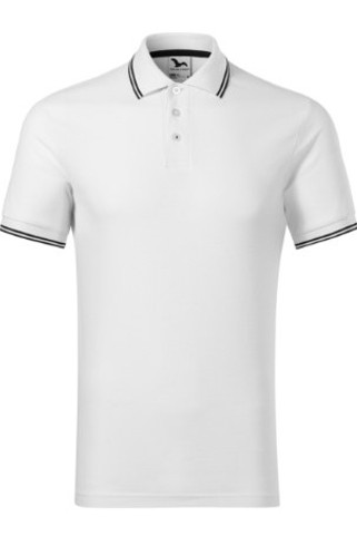 Malfini 232 - Contrast Stripe Polo with Button Detail