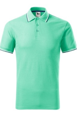 Malfini 232 - Contrast Stripe Polo with Button Detail