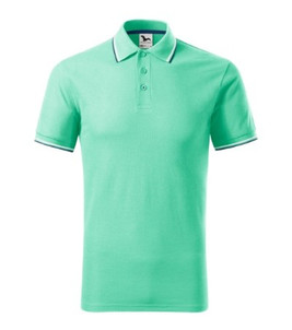 Malfini 232 - Contrast Stripe Polo with Button Detail