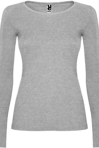 Roly CA1218 - Comfortabele Dames Longsleeve T-shirt met Fijne Halslijn