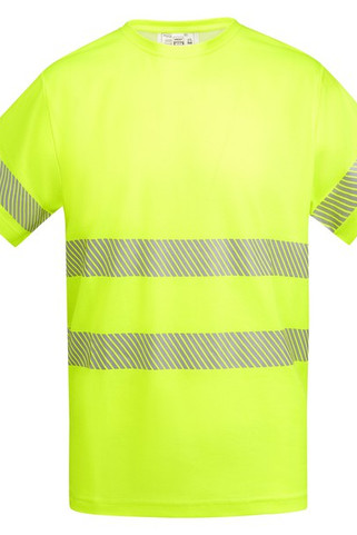 Roly HV9317 - TAURI T-shirt technique haute visibilité à manches courtes