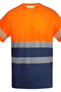 Roly HV9317 - TAURI Technical high-visibility short-sleeve t-shirt