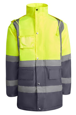 Roly HV9320 - MERAK Combined and padded high-visibility parka