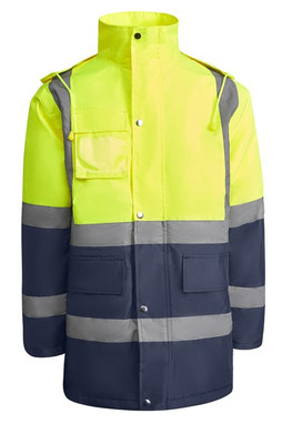Roly HV9320 - MERAK Combined and padded high-visibility parka