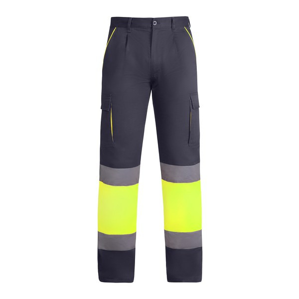 Roly HV9321 - ENIX Pantalon haute visibilité doublé à poches multiples