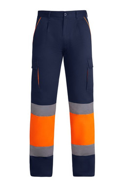 Roly HV9321 - ENIX Pantaloni lunghi multitasche foderati ad alta visibilità