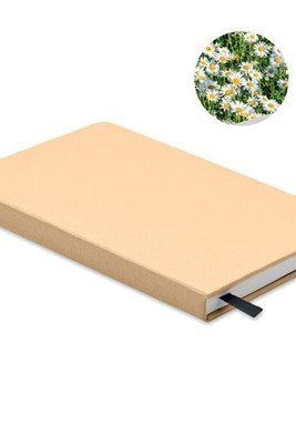 GROW A5 recycled page notebook - GiftRetail MO6689