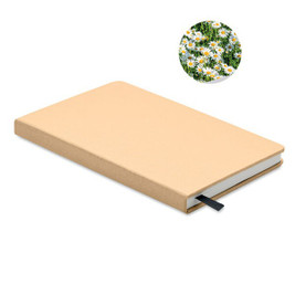GiftRetail MO6689 - GROW A5 recycled page notebook