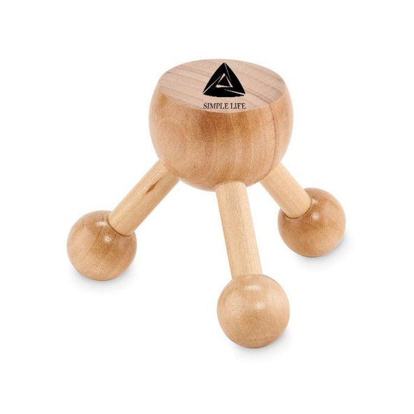 GiftRetail MO6694 - ASSA Massagegerät aus Holz