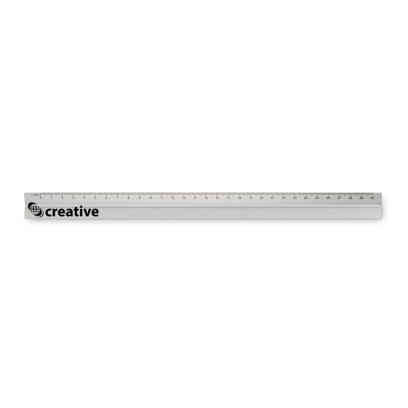 GiftRetail MO6698 - TRIA Mittasuhdeviivain 30 cm