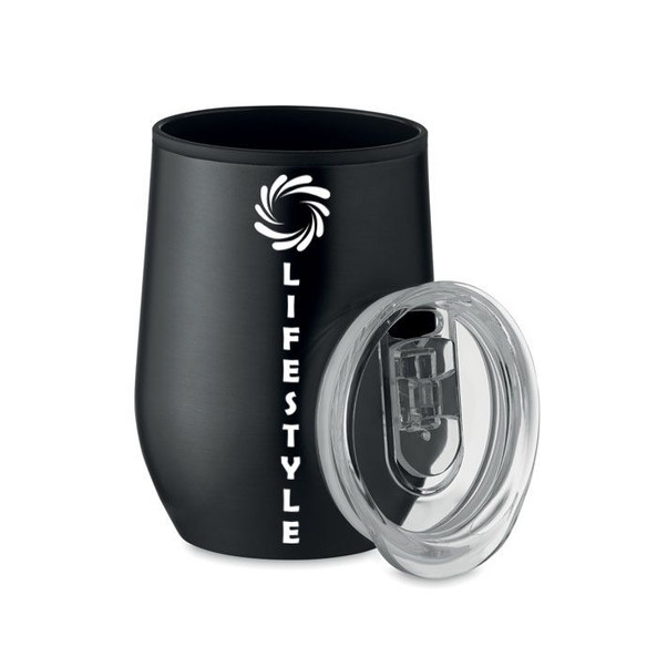 GiftRetail MO6700 - CHIN CHAN Premium Double Wall Stainless Steel Travel Cup 350ml