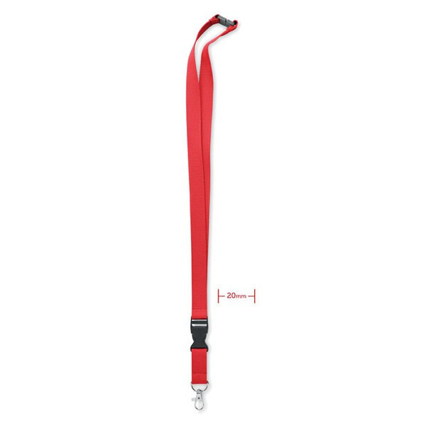 LANNYCOT Premium Cotton Lanyard with Safety Breakaway and Buckle - GiftRetail MO6708