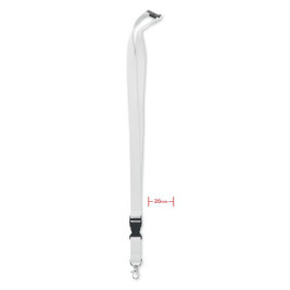 GiftRetail MO6708 - LANNYCOT Premium Cotton Lanyard with Safety Breakaway and Buckle