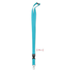 GiftRetail MO6708 - LANNYCOT Fita com mosquetão metal 20mm