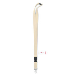 GiftRetail MO6708 - LANNYCOT Lanyard met metalen haak 20mm