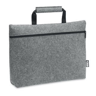 TAPLA RPET felt zippered laptop bag - GiftRetail MO6718