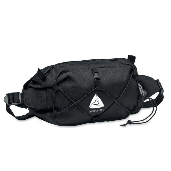 GiftRetail MO6719 - BROTT Eco-Friendly 600D RPET Adjustable Waist Bag
