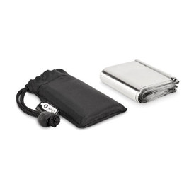 HELP Compact Emergency Blanket with RPET Pouch - GiftRetail MO6726