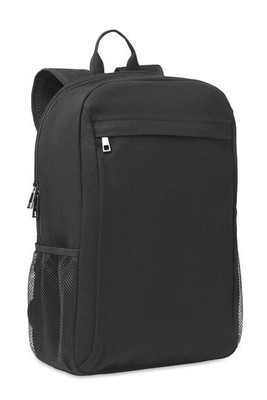 EIRI 15 Inch Canvas Laptop Backpack with Trolley Strap - GiftRetail MO6763