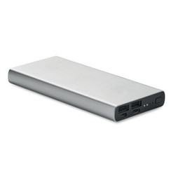 GiftRetail MO6770 - POWERFLAT UltraSlim 10000mAh Aluminum Quick Charge Power Bank