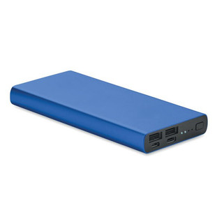 POWERFLAT UltraSlim 10000mAh Aluminum Quick Charge Power Bank - GiftRetail MO6770