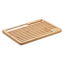 GiftRetail MO6776 - LEMBAGA Premium Bamboo Cutting Board and Knife Set
