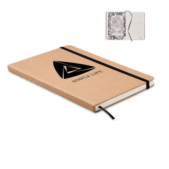 GiftRetail MO6798 - STEIN Eco-Friendly A5 Notebook with Stone Paper Pages