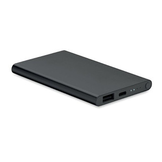 POWERFLAT C UltraSlim 4000mAh Aluminum Type-C Power Bank - GiftRetail MO6825
