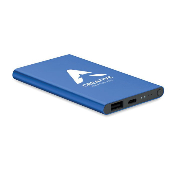GiftRetail MO6825 - POWERFLAT C 4000 mAh Power Bank Type C