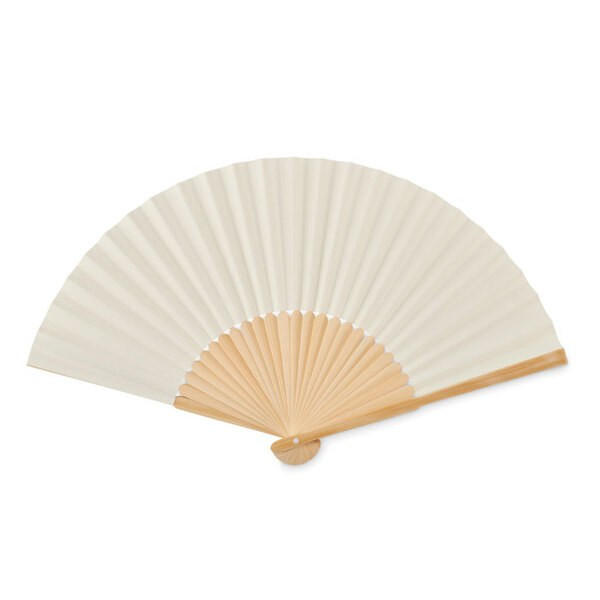 FANNY PAPER Elegant Bamboo and Paper Handheld Fan - GiftRetail MO6828