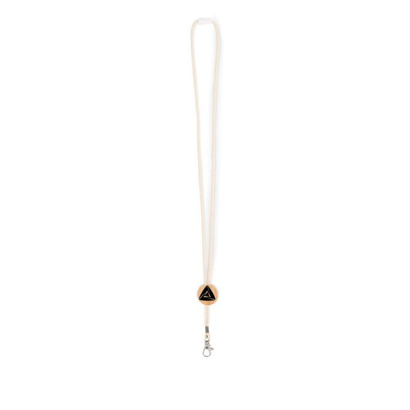 GiftRetail MO6830 - KARA Lanyard med bambusdetalje