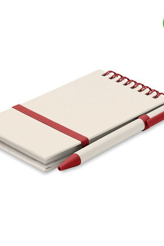 MITO SET Eco-Friendly A6 Notebook and Pen Set from Recycled Milk Cartons - GiftRetail MO6837