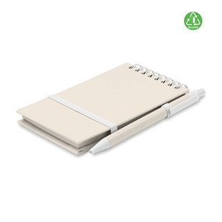 MITO SET Eco-Friendly A6 Notebook and Pen Set from Recycled Milk Cartons - GiftRetail MO6837