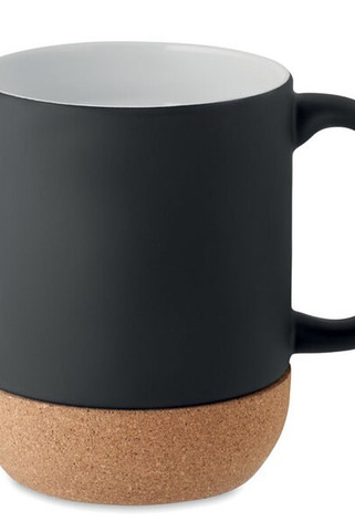 MATT Kaffeebecher mit  Kork 300 ml - GiftRetail MO6839