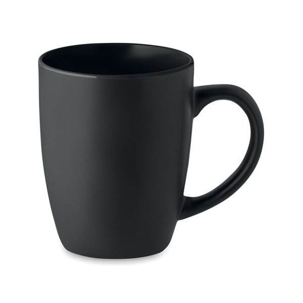 LIM Elegant Two-Tone Black Ceramic Mug 290ml - GiftRetail MO6840