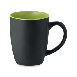 LIM Elegant Two-Tone Black Ceramic Mug 290ml - GiftRetail MO6840