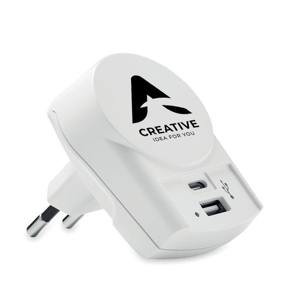 Skross MO6883 - EURO USB CHARGER A/C Skross Euro USB-Ladegerät (AC)