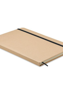 EVERWRITE Eco-Friendly A5 Recycled Carton Notebook with Strap - GiftRetail MO6892