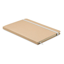 GiftRetail MO6892 - EVERWRITE Eco-Friendly A5 Recycled Carton Notebook with Strap