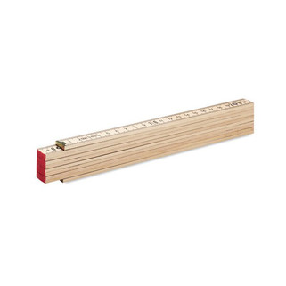 ARA Carpenter ruler in wood 2m - GiftRetail MO6904