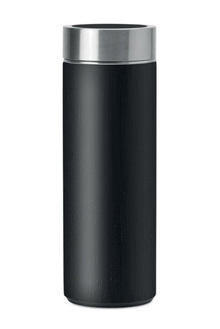 BATUMI Double wall bamboo flask 400ml - GiftRetail MO9421