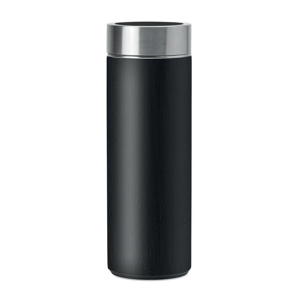 BATUMI Double wall bamboo flask 400ml - GiftRetail MO9421