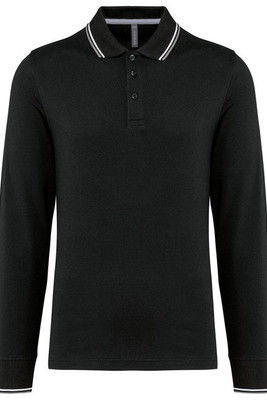 Kariban K280 - Men’s long-sleeved piqué knit polo shirt
