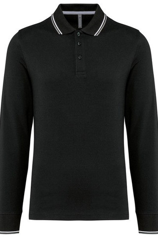 Kariban K280 - Men’s long-sleeved piqué knit polo shirt